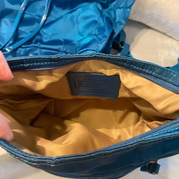 Coach foldable backpack and crossbody. VGUC - Picture 4 of 13